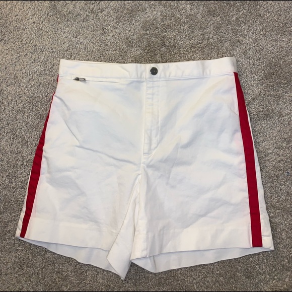 Ralph Lauren Golf White & Red shorts size 6 - Picture 3 of 10